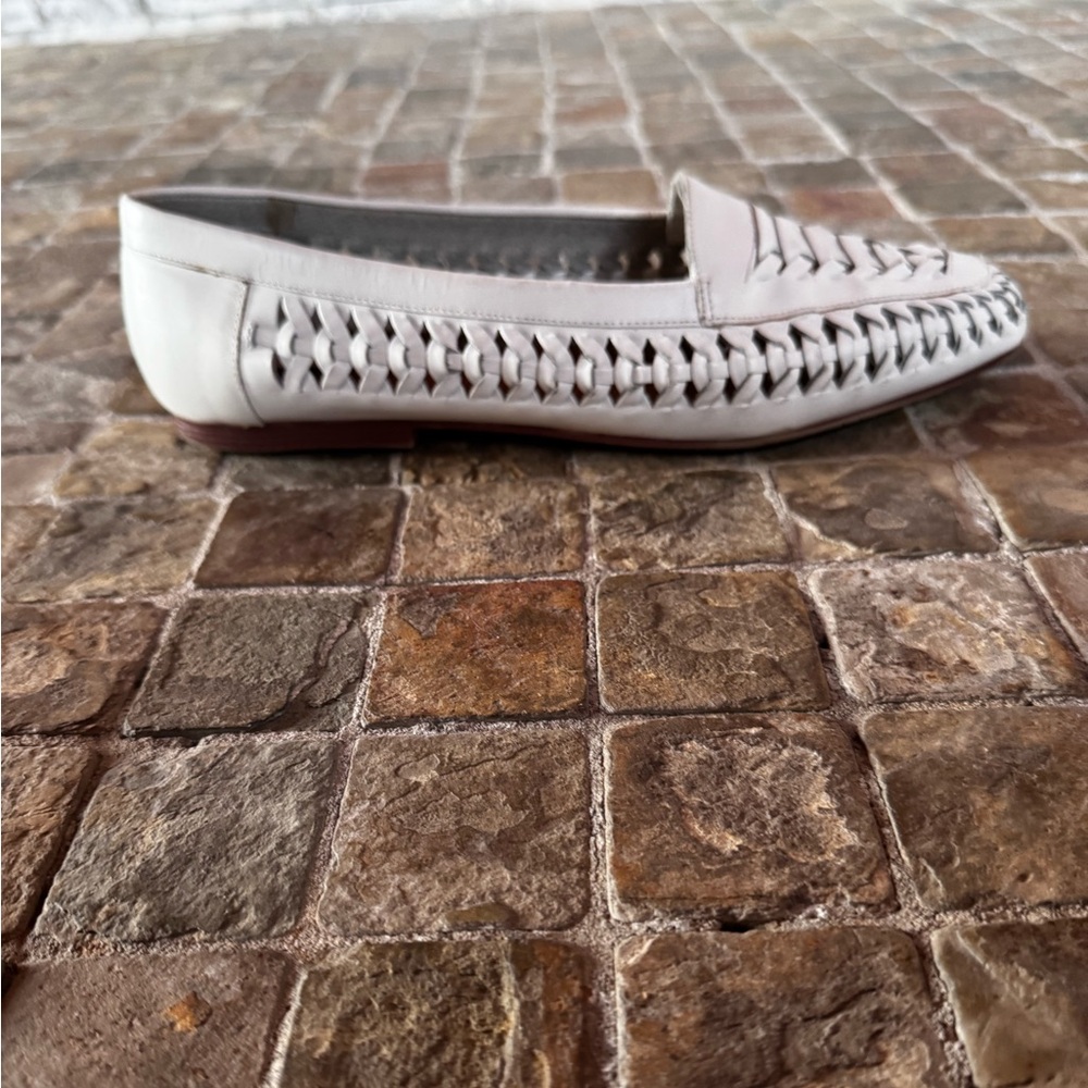 White Woven Loafers - Picture 9 of 9
